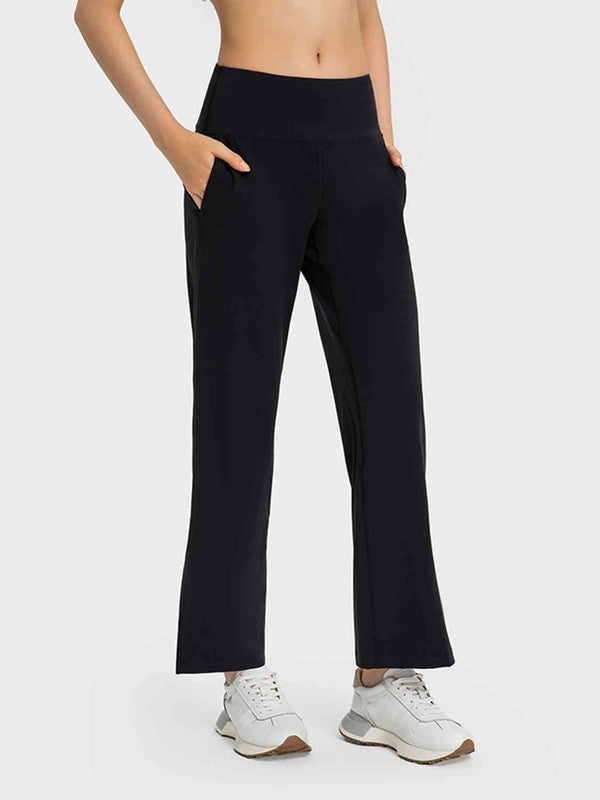 Ankle Length Slit Sport Pants