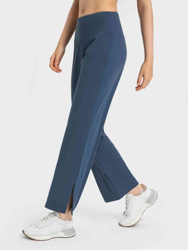 Ankle Length Slit Sport Pants