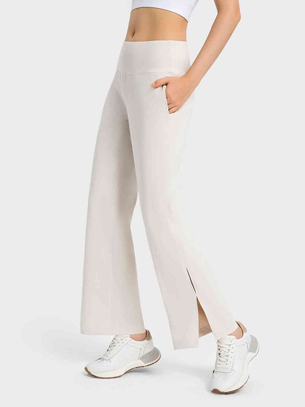 Ankle Length Slit Sport Pants