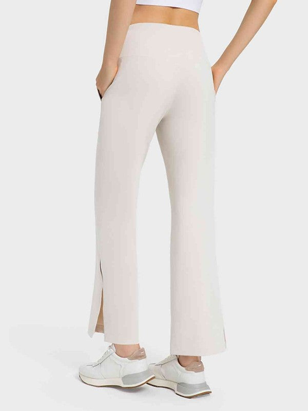 Ankle Length Slit Sport Pants