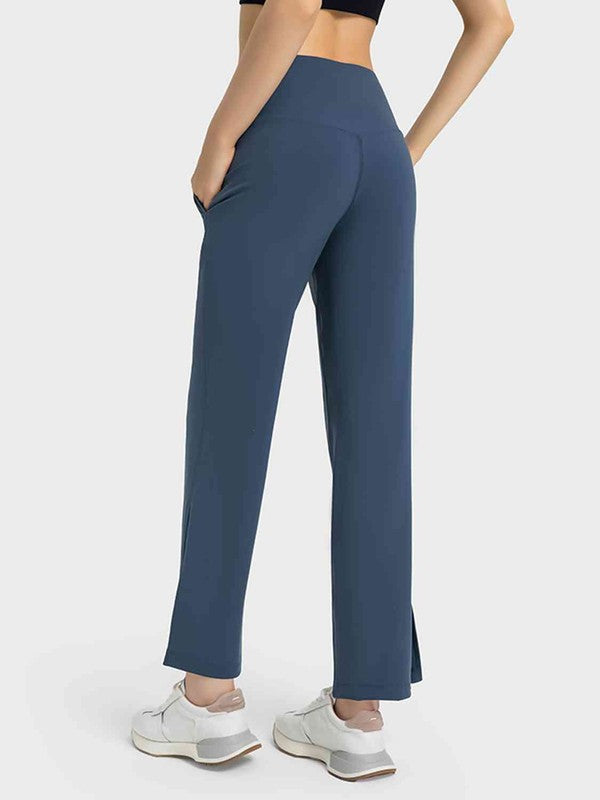 Ankle Length Slit Sport Pants