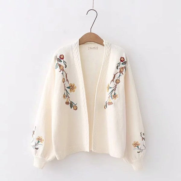 Garden Blossom Knit Cardigan