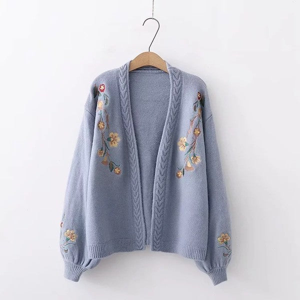 Garden Blossom Knit Cardigan