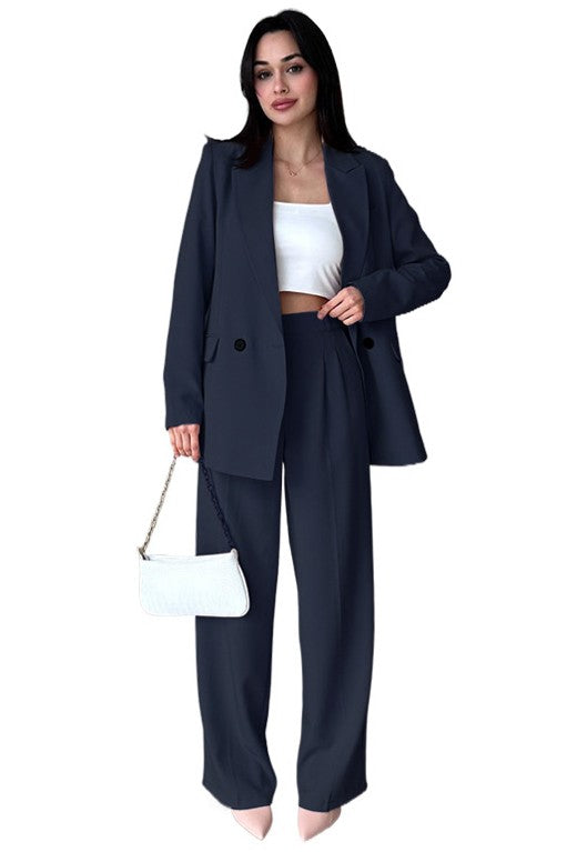 Chic Blazer & Pants Suit