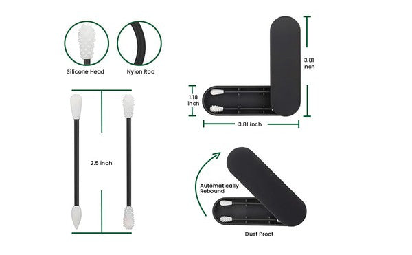 Reusable Silicone Cotton Swabs