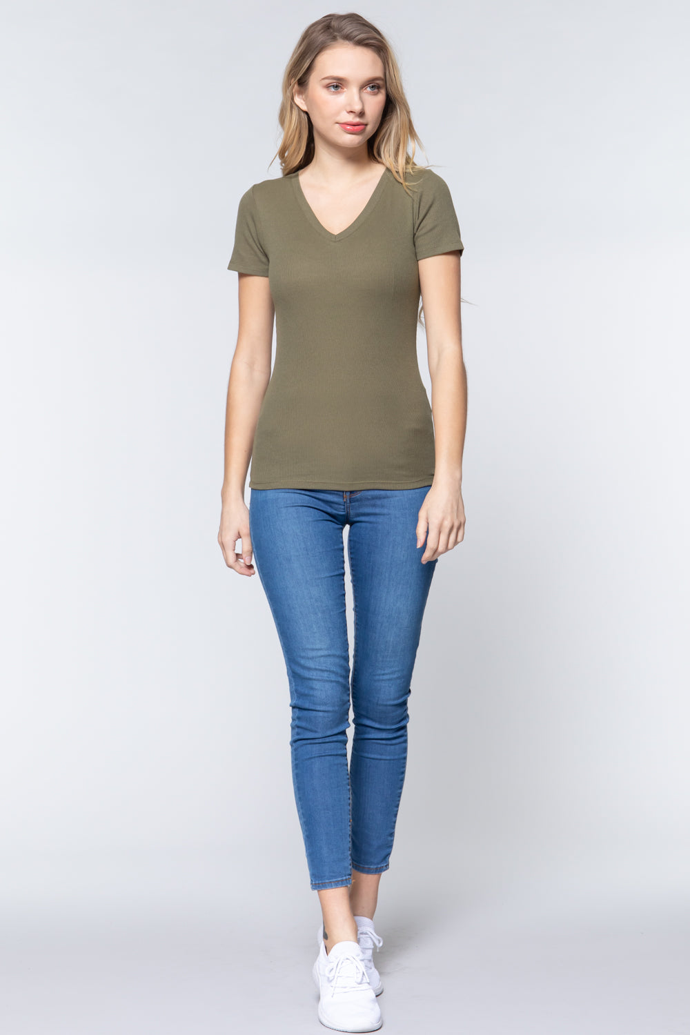 Short Sleeve V-Neck T-Shirt