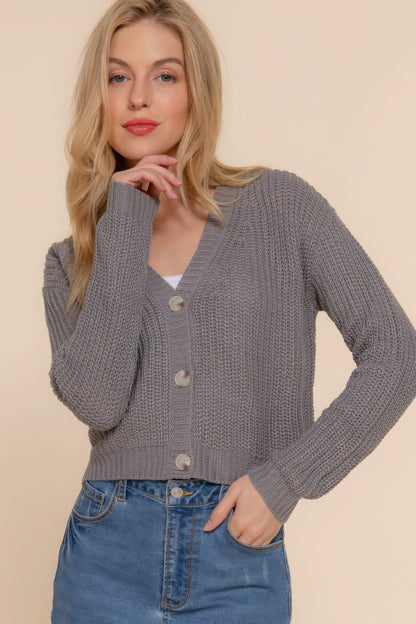 Timeless V-Neck Sweater Cardigan