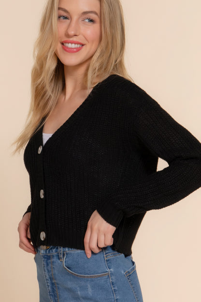 Timeless V-Neck Sweater Cardigan