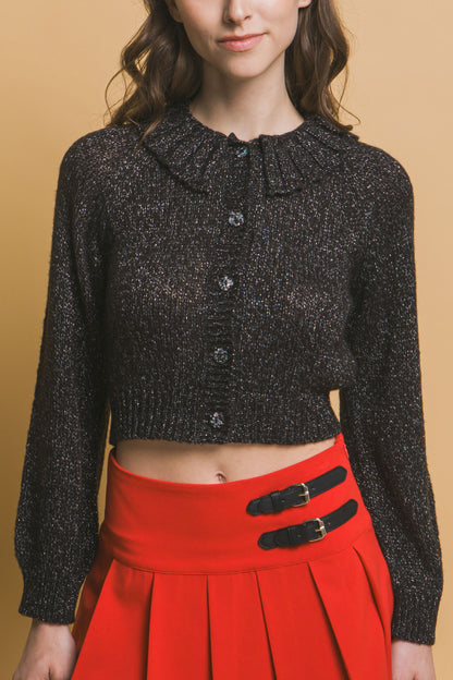 Cozy Short Collared Cardigan