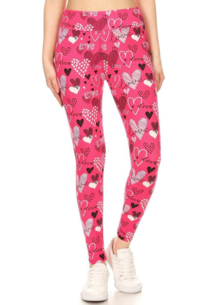 Heart Prints Leggings