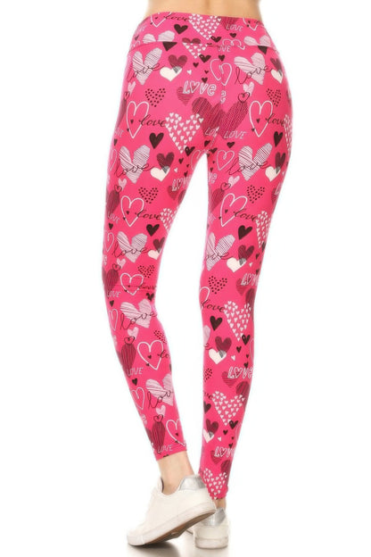 Heart Prints Leggings